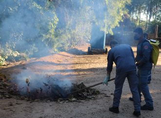 Aguaí realiza treinamento contra incêndios