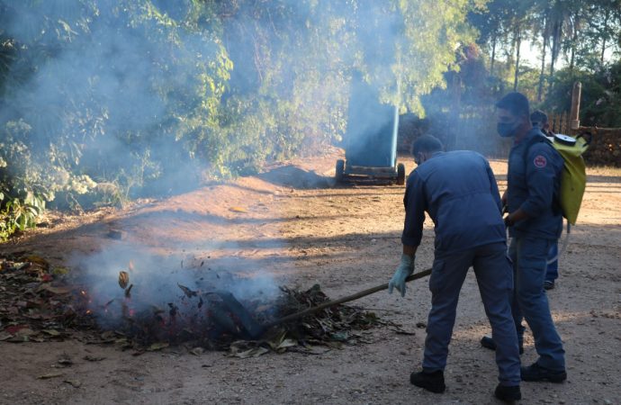 Aguaí realiza treinamento contra incêndios